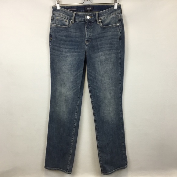 NYDJ Denim - NYDJ Marilyn Straight Jeans in Seline Wash Lift Tuck Technology Size 6